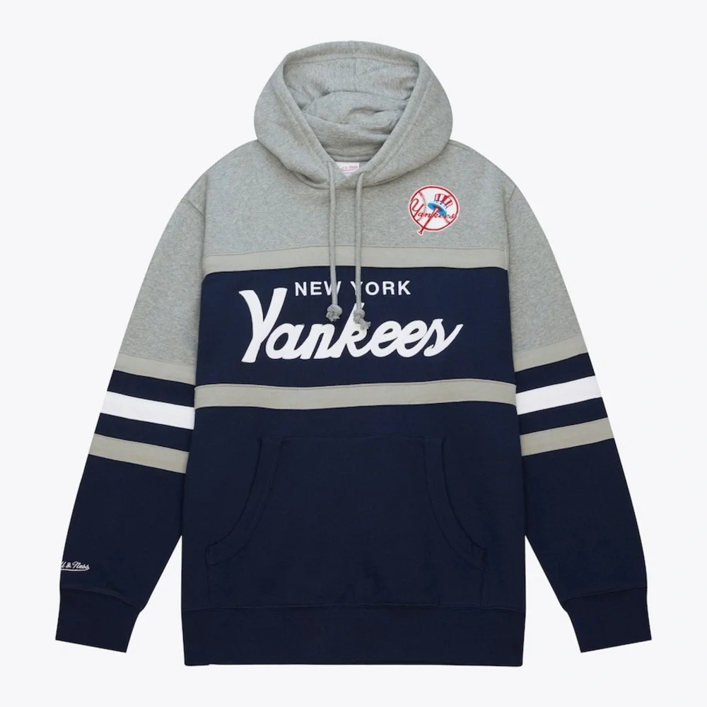 NWT Mitchell & Ness | New York Yankees Head Coach Pullover Hoodie Large - Picture 1 of 10